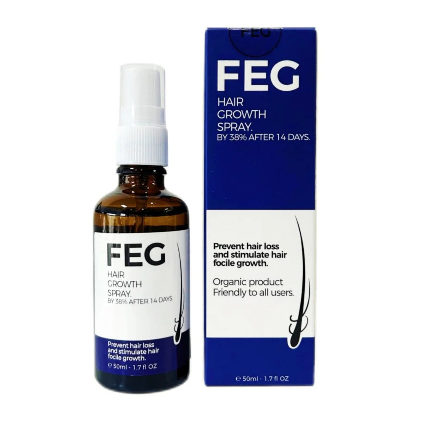 FEGPLUS Minoxidil Beard & Hair Growth Serum Kit with Roller