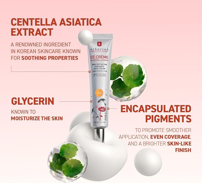 Erborian CC Cream SPF 25 – Instant Glow & Moisturizing
